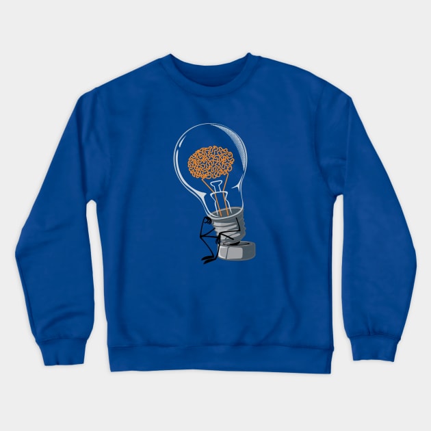 The Thinker Crewneck Sweatshirt by zilone